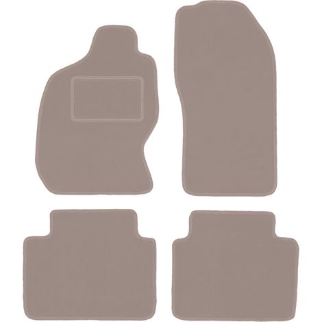 Alfombrillas de terciopelo beige para Nissan Patrol Y61 GU GR todoterreno (1998-2004) (1/5)