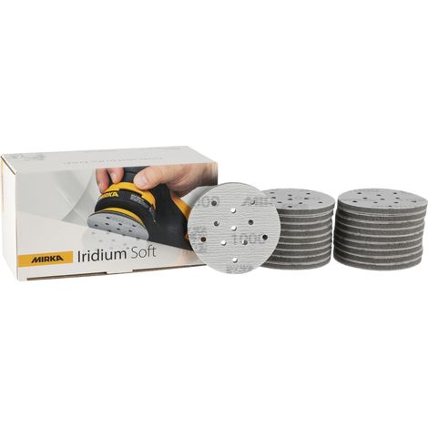 Disques abrasifs Ø 77 mm/Grain P1000 / autoagrippant Multifit / 20 pièces/Abrasifs à base de mousse pour un ponçage à sec précis, ponçage de vernis, finition (1/5)