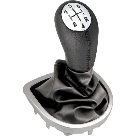 Pommeau Levier de Vitesse pour Clio 3 (2005-09) Twingo 2 Megane 2/3 Kangoo 2 Scenic Laguna 2 Espace 4 Modus Campus, 5 Vitesses Botte de Changement de Vitesse Manuel 8200379961 8200393246 (1/5)