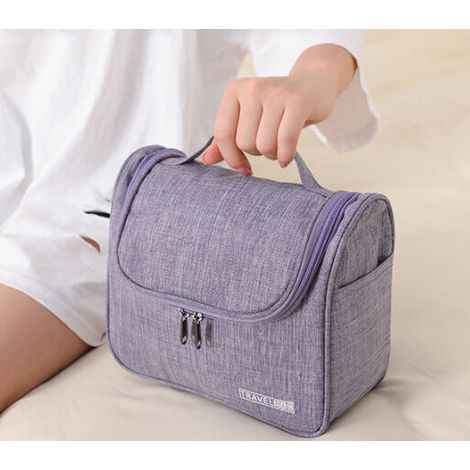 [NIEMALS VERWENDET] Kulturbeutel zum Aufhängen für die Reise, Toilettenartikel, wasserabweisend, Schönheitsprodukte, mit Netztaschen und strapazierfähigem Nylonhaken, Duschtasche für Damen und Herren,