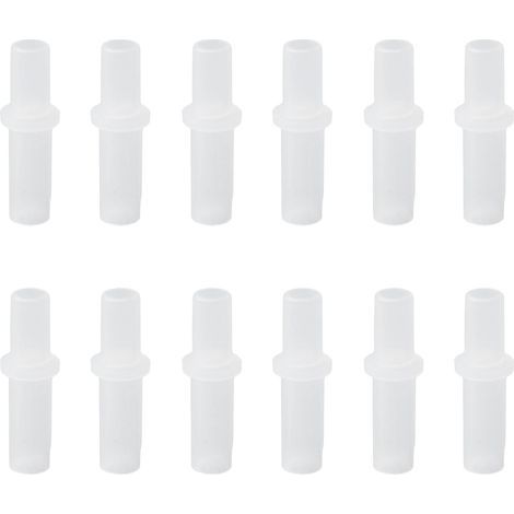Bi-fold door top pivot, 12 pieces plastic bi-fold closet door top pivots, bifold closet door hardware repair parts, 3/8 inch outer diameter (1/5)