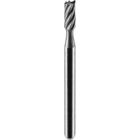 Fraise HSS - Cylindrique 3,2 mm - Pour Mini Broyeur - Multi-matériaux - 2 Pièces (1/3)