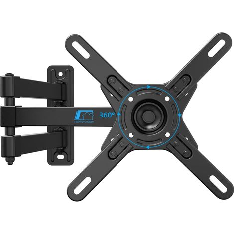Support Mural TV 17-42 Pouces avec Extra Long Bras, Accroche TV Orientable et Inclinable, Fixation TV pour Petite Télévision/PC Écran Plat/Incurvé, VESA Max de 200x200, Capacité de 15kg (1/5)