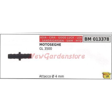 Acoplamiento de manguera de aceite ASIA para motosierra GL 3500 013378