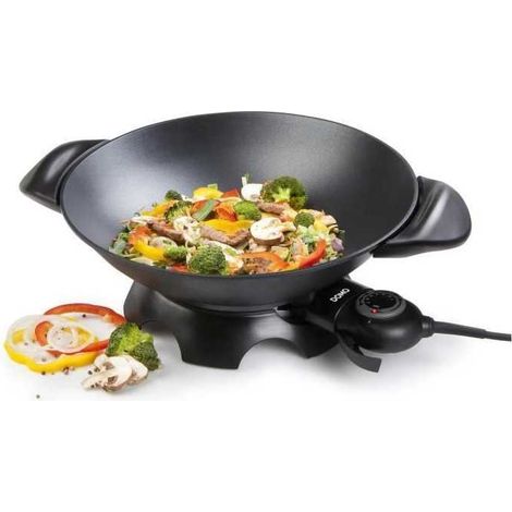 DOMO DO8708W Wok electrique - Noir