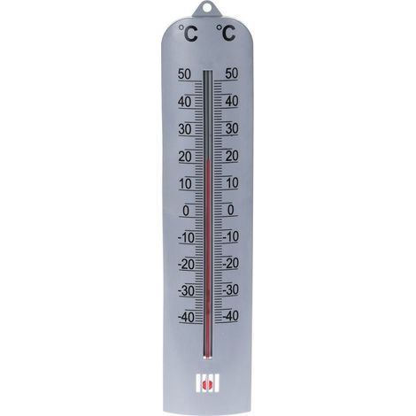 Termometro in plastica per interni ed esterni 27,5 cm - Colori/modelli assortiti (1/4)