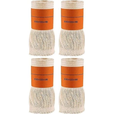 Lot de 4 mèches pour poêle à pétrole pour usage intérieur, mèches pour chauffage au pétrole, remplacement W (1/5)