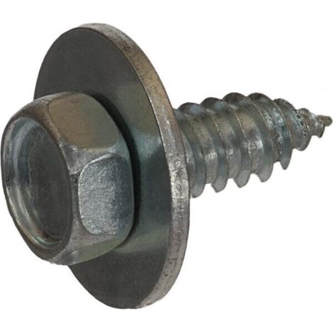 Vite autofilettante diametro6,3x19 mm testa esagonale 10 mm acciaio DIN6901 UNIVERSALE 69016319P100