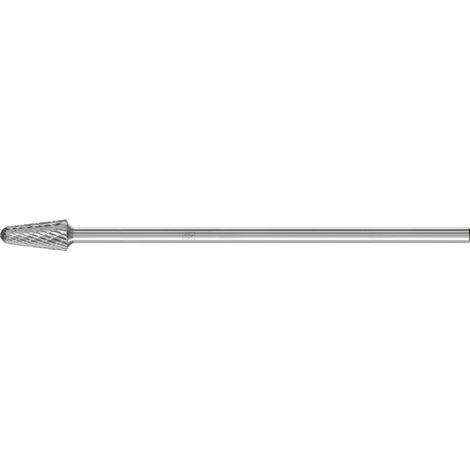 PFERD TOOLS Hartmetall Hochleistungsfrässtift TOUGH Rundkegel KEL Ø 12x25 mm Schaft-Ø 6x150mm schlagfest (1/2)
