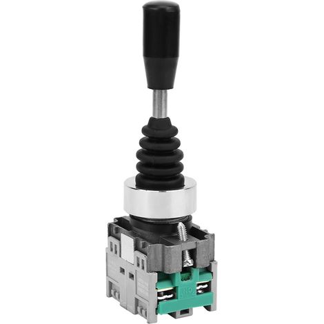 Interrupteur de joystick à 2 positions 22 mm avec retour à ressort, contrôleur momentané, commutateur en croix (HKL D22)