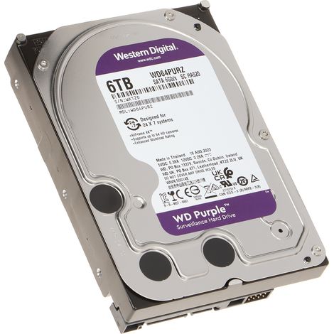 HDD-WD64PURZ 6 TB 24/7 Western Digital Recorder Disk (1/3)