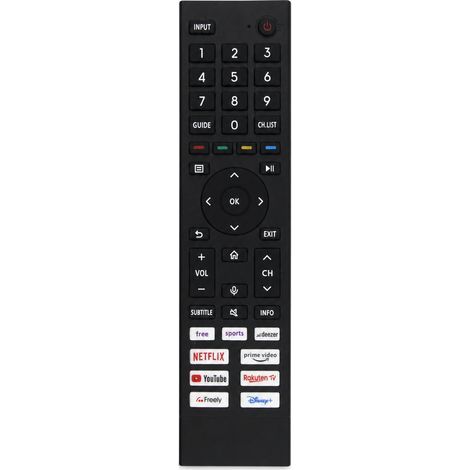 Telecomando TV compatibile con Toshiba CT-8575, 43QV2F63DB e 43UV2F53DB, senza configurazione, senza comando vocale (1/5)