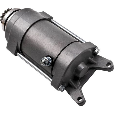 Motor de arranque de 12 V, compuesto de alto rendimiento, 24 cm de largo, 3 kg de peso, compatible con Yamaha V-Star 1100 (1999-2009). (1/5)