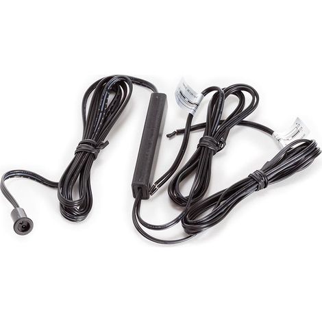 EtiamPro Einbau-Türsensorschalter, mit IR-Sensor, für die Verwendung im Innenbereich, kompakt, für 12V/24V-LED-Streifen in Schränken & Garderoben, Erfassungsbereich 0-4 cm, Kabellänge 100 cm, ABS,