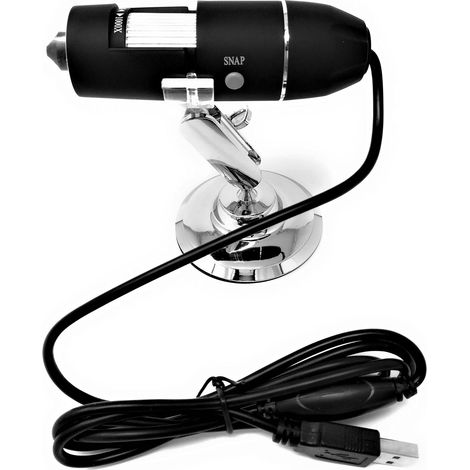 Microscopio Portatile Digitale 1000X Endoscopio Con Cavo Usb Camera 8 Led Pc (1/5)