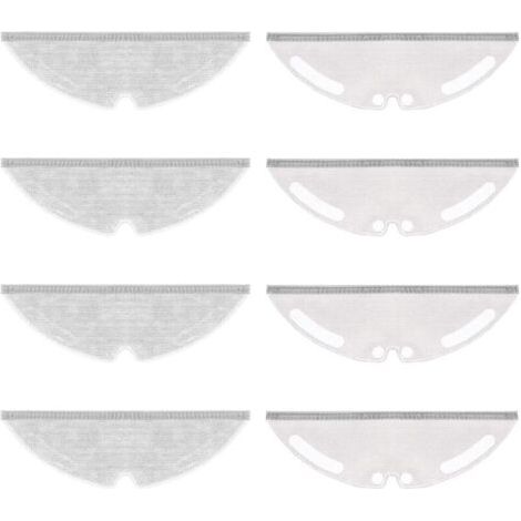 8 Serpillières de rechange pour Dreame D20 / D20 Pro Plus Robot Aspirateur Accessoires, Chiffons de rechange (1/5)