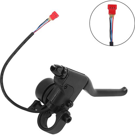 Left hand brake lever with bell compatible with the brake handlebar of the GOTRAX GXL V2 electric scooter. (1/5)