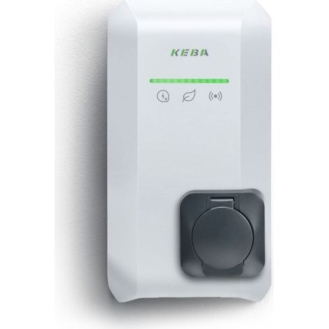 Keba Wallbox P40 PRO, 22kW, 3-phasig, Socket, Weiß, 15118
