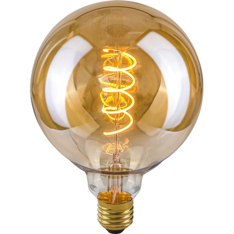 Bombilla LED E27 4W Bombilla Edison Italux Retro Cálida LDS-G125-SA G125 (1/2)