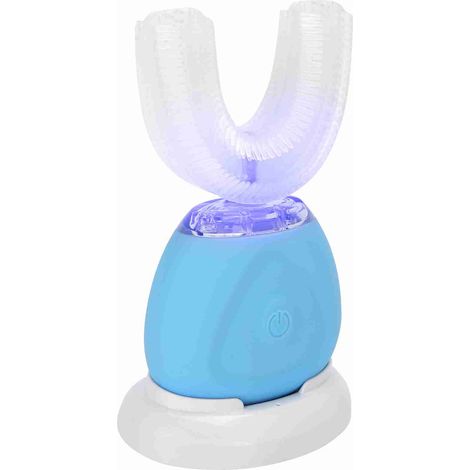 Brosse à dents électrique ultrasonique en forme de U, en silicone, pour adultes et enfants. Brosse à dents blanchissante pour adultes et enfants. (1/5)