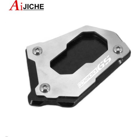 (Noir - R1200GS) Béquille latérale CNC pour moto, extension de béquille latérale, support de pied élargi, compatible avec BMW R 1200 GS LC, R1200GS et R 1200GS ADV Adventure maxpower (1/3)