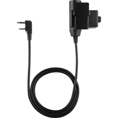 Cavo tattico PTT Z – riduzione del rumore – per cuffie U94 – compatibile con Baofeng UV5R