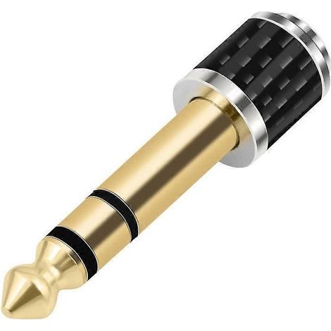 Adaptateur 3,5 mm vers 6,35 mm, adaptateur de prise jack 6,35 mm vers adaptateur pour casque 3,5 mm (1/4)