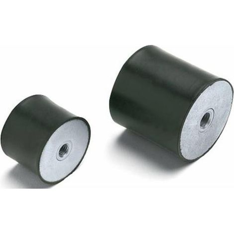 Amortisseur en caoutchouc type C femelle/femelle, Fi 40x30 mm, M10x10 mm, cylindrique 84233 (1/2)