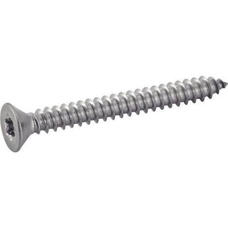 Vis à tôle tête fraisée, torx inox - Longueur: 16 - Qualite Inox: A2 - Diamètre: 4.8
