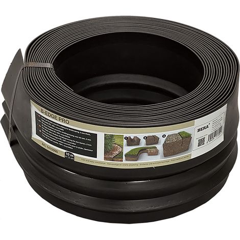 Bordure plastique professionnelle B-Edge PRO 10 m - Noir