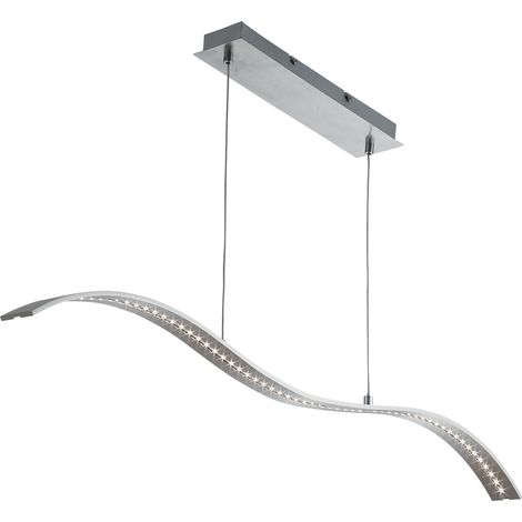 Searchlight Bar Lights - Luminaire suspendu à barre LED intégré argent satiné, nickel satiné (1/4)