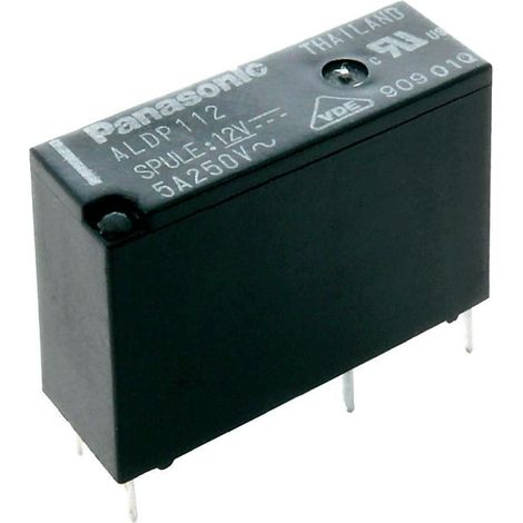 Relè 12vdc 5a/277vac 1cto. Spst Non Aperto Dormire Aldp112w