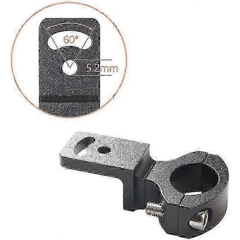 Support de phare universel pour moto (22 mm, 25 mm, 7/8 pouces) avec fixation pour tube, style Cafer Racer (1/4)