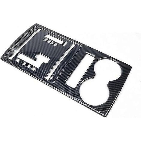 2 pièces pour Pajero 2007-2019, cache de panneau de commande centrale, porte-gobelet, garniture, cadre AC (1/4)