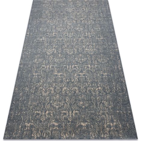 Teppich Wolle JADE 45015/900 Ornament blau / beige OSTA blue 200x300 cm