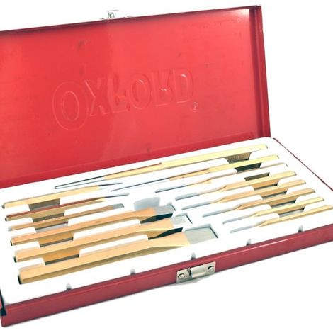 Trade Shop - Kit Set Chisel Figuras Chased Punches 14 Pcs Piezas De Caza Chiodi - (1/4)