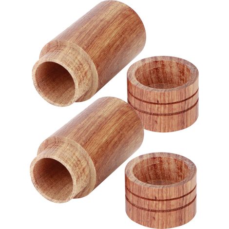 Flacons de stockage d'huiles essentielles en bois, flacons tubulaires en bois pour huiles essentielles, flacons portables pour huiles essentielles, diamètre extérieur de 2,9 mm, vendus par lots de 10. (1/5)