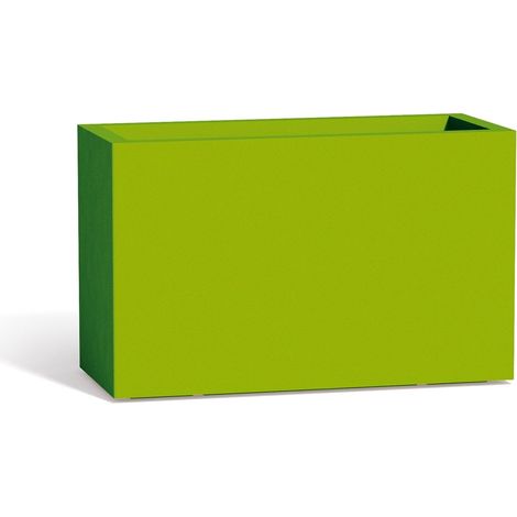 FIORIERA IN RESINA MONACIS FLOWERPOT H 50 cm. VARI COLORI - Colore: Verde