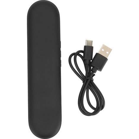 Haut-parleur d'oreiller Bluetooth portable mini avec conduction osseuse et basses stéréo pour sommeil profond, noir (1/5)
