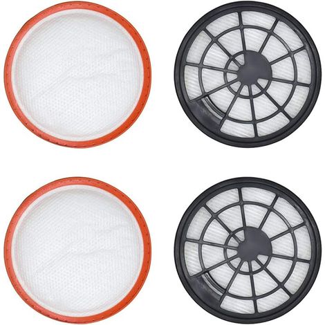 4 PackWash Hepa Filter pour Vax Type 95 Kit Power 4 C85-P4-Be Aspirateur sans sac pour la partie du nettoyeur Hoover, filtre pré-moteur + filtre post-moteur (1/5)