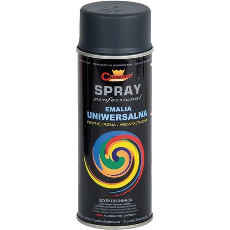 Vernice spray nera opaca RAL 9005 modello 13005 agtech, 400 ml (1/2)