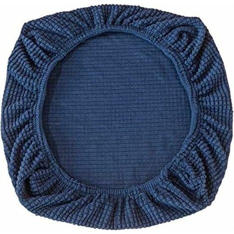 fundas elásticas de licra para silla, lavables, para oficina, comedor, bar, decoración de bodas y fiestas (azul oscuro) (1/5)