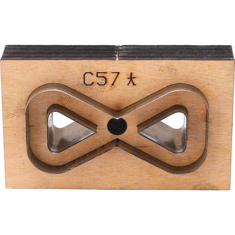 Moule de Découpe Cuir Réutilisable en Bois pour Bijoux et Artisanat DIY (1/5)