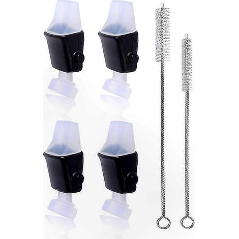Kit de 4 embouts anti-fuite pour gourdes enfants, compatible avec les modèles Aubrey (1/5)