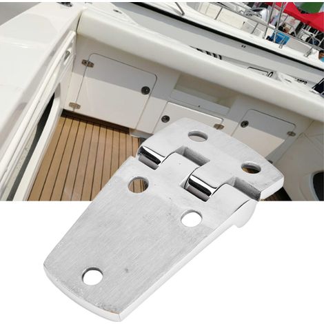 Charnière à sangle en acier inoxydable à 5 trous de vis pour porte de trappe de bateau ou de yacht, ZWS403-70 (1/5)