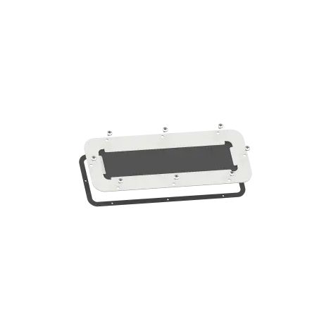 Spacial - plaque passe-câbles FlexiCable - pour coffret S3D - acier - 545x130mm - NSYTLFME (1/3)