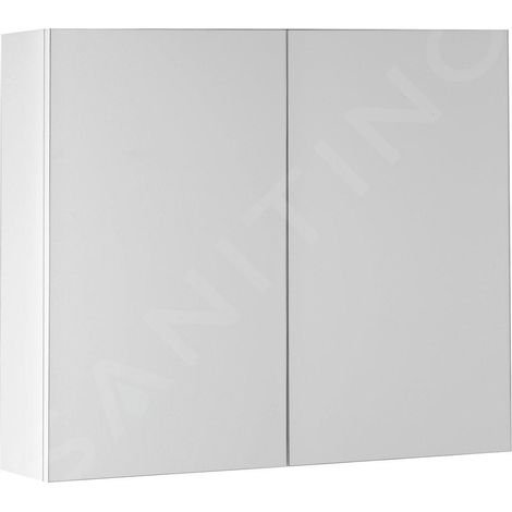 Aqualine Vega - Armoire de toilette, 800x700x180 mm, blanc VG080 (1/4)