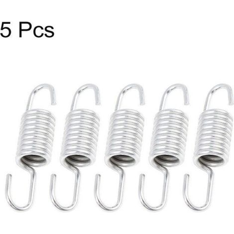 Ressort de béquille de moto Ressort 5.5 cm long Moto béquille support pour JH70 Argenté 5Pcs (1/5)