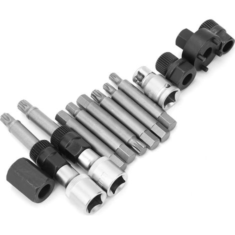 Coffret de 13 douilles pour le démontage de la roue libre de l'alternateur - kit d'outils de service (1/5)