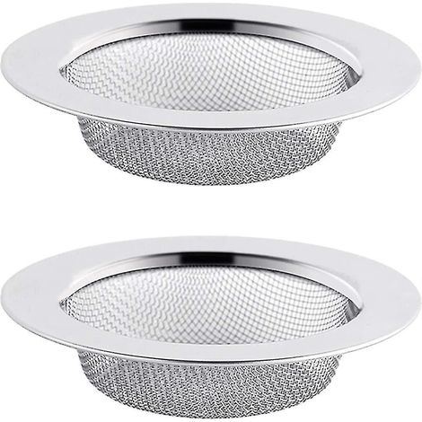 Lot de 2 crépines d'évier en acier inoxydable de 11,5 cm (1/3)